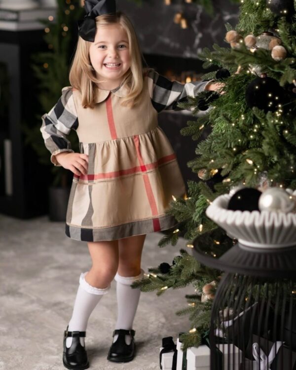 C458DAC4-E3C5-48A9-8272-B44C727072E0.jpg Beige Dreamer Girls' Dress