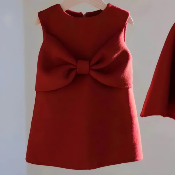 redvelvet_3_14b1db9f-28ce-4cb1-a950-6f5ca865bdc5.jpg Red Little Girls' Holiday Dress & Poncho Set